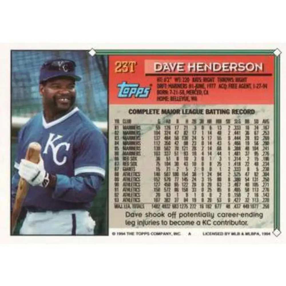 Topps 1994 traded
